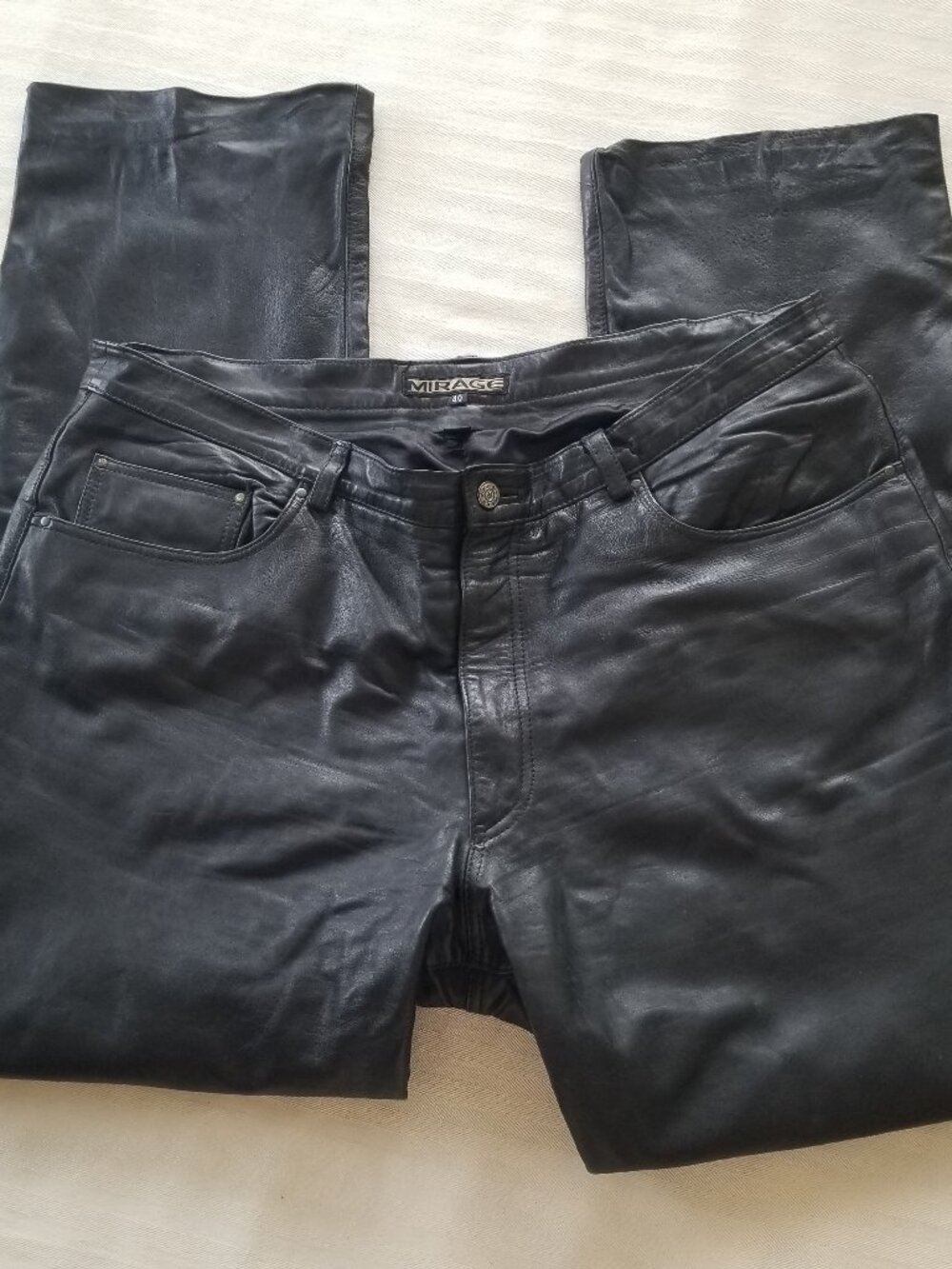Mirage Leather Pants Sz 40